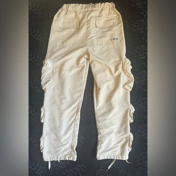 WHOISJACOV Cargo Pants Tan Travis Scott Men’s XL Street Wear Urban Preppy - Picture 4 of 13